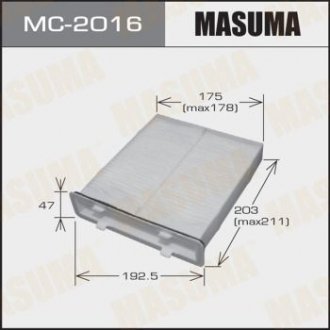 Фильтр салона (MC-2016) Suzuki SX4 MASUMA mc2016
