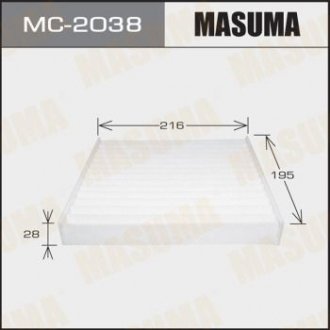 Фильтр салона (MC-2038) MASUMA mc2038