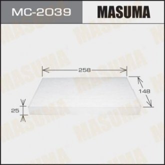 Фильтр салона (MC-2039) Nissan Leaf, Juke MASUMA mc2039 (фото1)