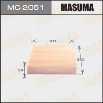 Фільтр салонний MASUMA mc2051