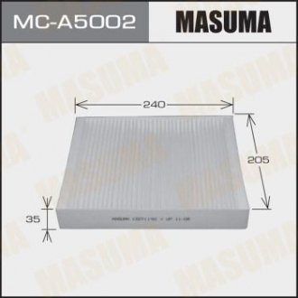 Фильтр салона AC9205 CHEVROLET/ CRUZE/ V1600V1800V2000 09- (MC-A5002) MASUMA mca5002