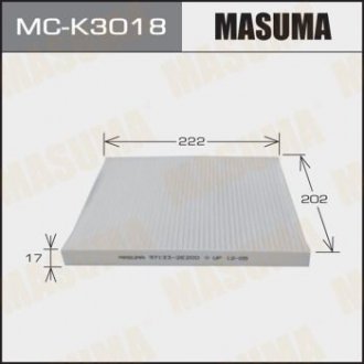 Фільтр салону AC-003 HYUNDAI/ TUCSON/ V2000 V2700 04-06 MASUMA mck3018