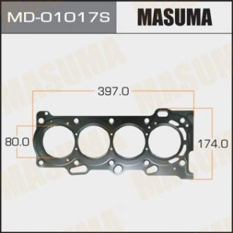 Прокладання ГБЦ (MD-01017S) Toyota Corolla, Celica, Rav-4, Avensis, Auris MASUMA md01017s