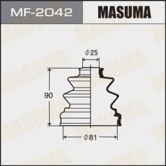 Пильник шруса внутрішнього Mitsubishi L 200 (05-), Pajero (-06) Mazda 626 MASUMA mf2042