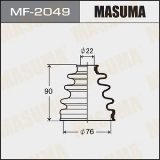 Купити Пильник шруса зовнішнього Honda CR-V (07-12) Honda CR-V MASUMA mf2049 (фото1) підбір по VIN коду, ціна 188 грн.