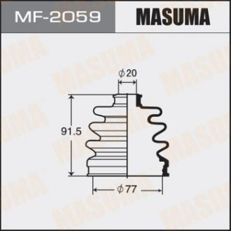 Пильник шруса зовнішнього Nissan Primera (-01) Nissan Sunny, Almera MASUMA mf2059
