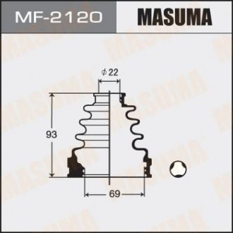 Пыльник ШРУСа внутреннего Toyota Corolla (00-06), RAV 4 (00-05) (MF-2120) MASUMA mf2120