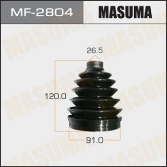 Пыльник ШРУСа наружного(пластик)+спецхомут Toyota Camry (06-11), RAV 4 (05-16) (MF-2804) MASUMA mf2804