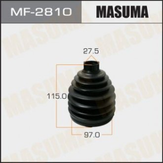 Пыльник ШРУСа наружный(пластик)+спецхомут Nissan X-Trail (00-13) (MF-2810) Nissan Maxima, X-Trail MASUMA mf2810