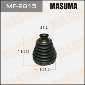 Пыльник ШРУСа внутренний(пластик)+спецхомут Toyota Land Cruiser (07-) (MF-2815) MASUMA mf2815