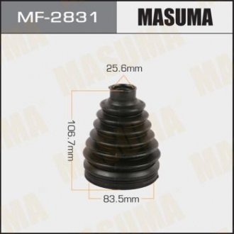 Купить Пыльник ШРУСа MF-2831 (пластик) + спецхомут Nissan Leaf, Teana, Juke MASUMA mf2831 (фото1) подбор по VIN коду, цена 439 грн.