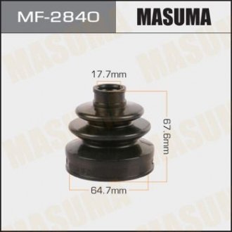 Пыльник ШРУСа заднего наружный Infinity QX50 (17-)/ Nissan Qashqai (06-), Rogue (14-), X-Trail (01-) (MF-2840) MASUMA mf2840
