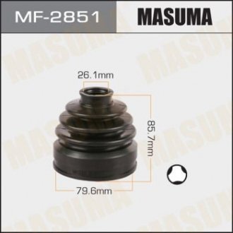 Купить Пыльник ШРУСа (MF-2851) Mitsubishi Outlander, ASX MASUMA mf2851 (фото1) подбор по VIN коду, цена 293 грн.