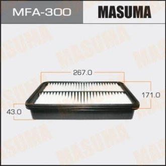 Фильтр воздушный TOYOTA COROLLA 1.8 (01-07) (MFA-300) MASUMA mfa300