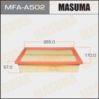 Фильтр воздушный FORD/ FOCUS/ V1600 05-07 (MFA-A502) MASUMA mfaa502