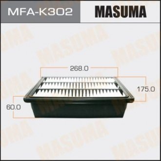 Фильтр воздушный A0458 HYUNDAI/ SANTA FE/ V2000 V2700 05- MASUMA mfak302