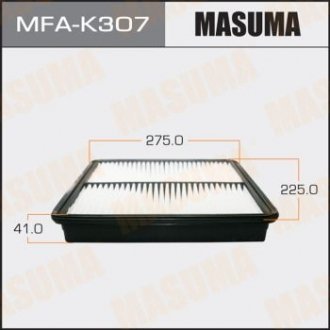 Фильтр воздушный A9422 KIA/ SORENTO/ V2400 09- MASUMA mfak307