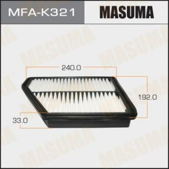 Купить Фильтр воздушный A9315 HYUNDAI/ MATRIX/ V1500 V1600 V1800 01- (MFA-K321) Hyundai Matrix MASUMA mfak321 (фото1) подбор по VIN коду, цена 274 грн.