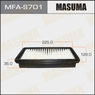 Фільтр повітряний SUZUKI/ SX4/ YA11SYB11SYC11S 06- MASUMA mfas701