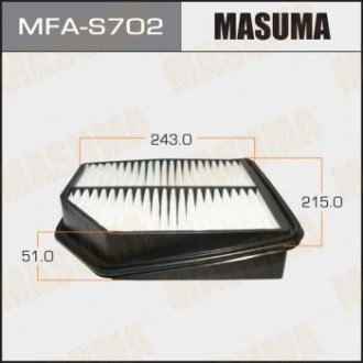 Фильтр воздушный SUZUKI/ ESCUDO/ TDB4W, TDA4W 08- (MFA-S702) Suzuki Grand Vitara MASUMA mfas702