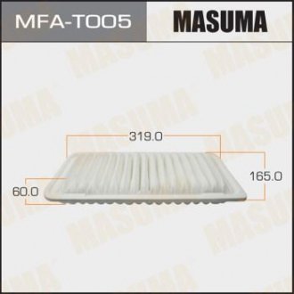 Фильтр воздушный TOYOTA/ COROLLA/ CDE120 01-07 (MFA-T005) MASUMA mfat005