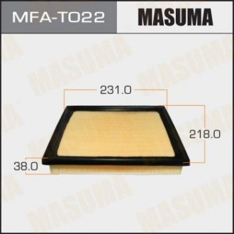 Фильтр воздушный (MFA-T022) Lexus RX MASUMA mfat022