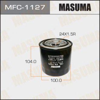Фильтр масляный Toyota Avensis (00-07), RAV 4 (00-05) D 2.0 (MFC-1127) MASUMA mfc1127