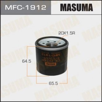 Фильтр масляный Mazda CX-30 (19), CX-5 (11), CX-9 (17-), 3, 6 (12-)/ Subaru Forester (01-), Impreza (03-), Outback ((MFC-1912) MASUMA mfc1912