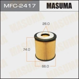 Фильтр масляный (вставка) Ford Focus (05-15), Mondeo (07-) D 2.0, 2.2/ Mazda 6 (02-10) 1.8, 2.0, 2.5 (MFC-2417) MASUMA mfc2417