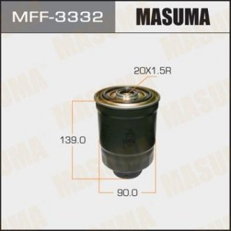 Фильтр топливный Mitsubishi L 200 (-08), Pajero Sport (-09) Disel (MFF-3332) MASUMA mff3332