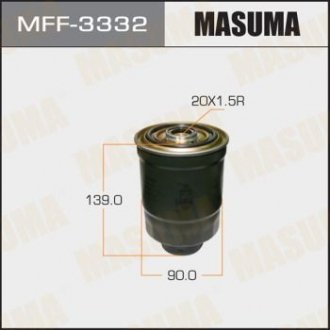 Фільтр паливний Mitsubishi L 200 (-08), Pajero Sport (-09) Disel MASUMA mff3332