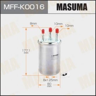 Фильтр топливный (MFF-K0016) MASUMA mffk0016