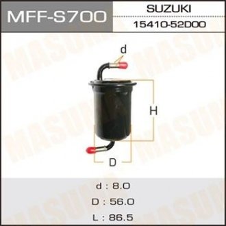 Фильтр топливный Suzuki Grand Vitar 2.7 (-09) (MFF-S700) Suzuki Grand Vitara MASUMA mffs700