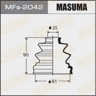 Пильовик ШРКШа зовнішній (силікон)) Mitsubishi L200 (05-), Pajero (00-06), Pajero Sport (09-) MASUMA mfs2042