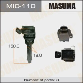 Котушка запалювання Toyota Yaris, Corolla, Auris MASUMA mic-110