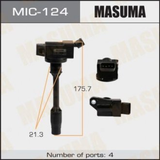 Купить Катушка зажигания (MIC-124) Toyota Prius, C-HR MASUMA mic124 (фото1) подбор по VIN коду, цена 1741 грн.