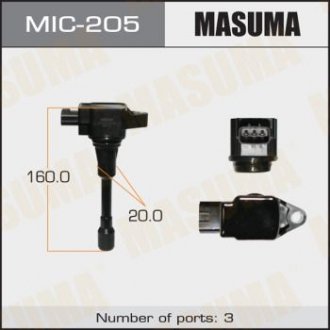 Катушка зажигания Nissan Micra, Qashqai, X-Trail, Renault Koleos MASUMA mic205