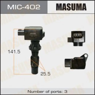 Котушка запалювання CX-7, MAZDA 6 / L3-VDT, L3-VE MASUMA mic402