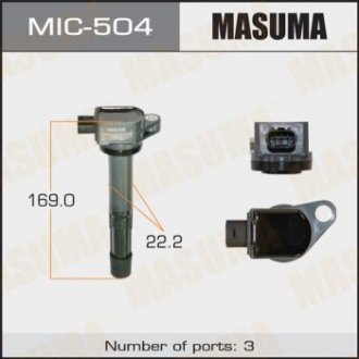 Купити Котушка запалювання Honda CR-V MASUMA mic504 (фото1) підбір по VIN коду, ціна 1663 грн.