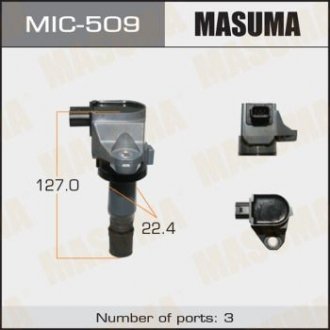 Катушка зажигания Honda CR-V 2.0 (13-) (MIC-509) Honda Civic, CR-V MASUMA mic509