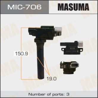 Катушка зажигания Suzuki SX4 / M16A Аналог MIC-705 Suzuki SX4, Swift MASUMA mic706