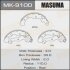 Купити Колодки барабанные SX4RW415,416,419 MASUMA mk-9100 (фото1) підбір по VIN коду, ціна 1676 грн.