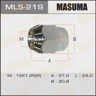 Гайка колеса Nissan Tiida MASUMA mls219