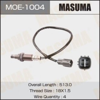 Датчик кислорода (лямбда-зонд) Toyota Camry (03-07), Highlander (07-10), RAV 4 (03-12) (MOE-1004) MASUMA moe1004