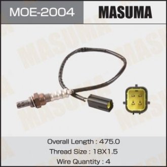 Датчик кислорода (лямбда-зонд) Infinity FX35 (06-12) / Nissan Qashqai (06-13), X-Trail (07-14) (MOE-2004) MASUMA moe2004