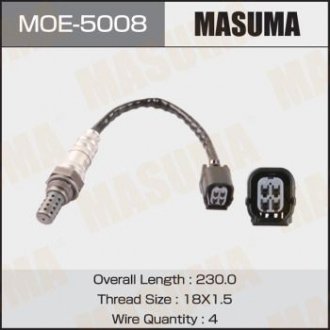 Датчик кислорода (лямбда-зонд) нижний Honda Accord 2.4 (07-12) (MOE-5008) MASUMA moe5008