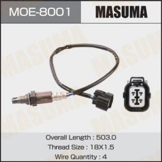 Датчик кислорода (лямбда-зонд) Subaru Legacy, Outback 2.5 (09-14) (MOE-8001) MASUMA moe8001