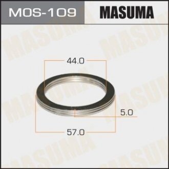 Купити Прокладка прийомної труби Toyota Auris (06-12) (44x57) MASUMA mos109 (фото1) підбір по VIN коду, ціна 36 грн.