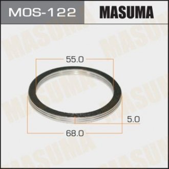 Кольцо глушителя графитовое (MOS-122) Toyota Land Cruiser, Hilux, Carina, Rav-4 MASUMA mos122