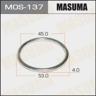 Кольцо глушителя (45x54.5x4) (MOS-137) Suzuki Swift, Ford KA, Nissan Primera, Almera MASUMA mos137
